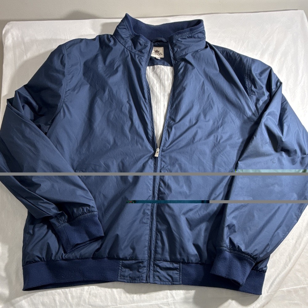 Peter Millar Golf Jacket Navy Men’s XXL Pockets Lightweight Full Zip